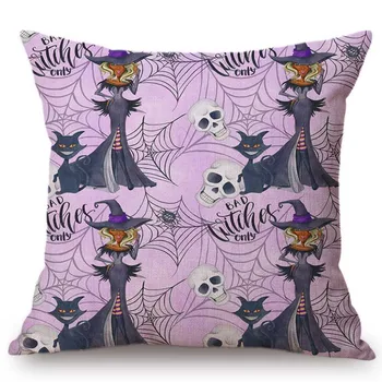 Halloween Decorative Withes Cushion Cover Pumpkin Face Lantern Spider Net Black Cat Cotton Linen Sofa Throw Pillow Cover Case
Halloween Decorative Withes Cushion Cover Pumpkin Face Lantern Spider Net Black Cat Cotton Linen Sofa Throw Pillow Cover Case