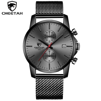 CHEETAH Watches Men Luxury Brand Watch Quartz Sport Military Men Full Steel Wristwatches Business Casual Watch Relogio Masculino
CHEETAH Watches Men Luxury Brand Watch Quartz Sport Military Men Full Steel Wristwatches Business Casual Watch Relogio Masculino