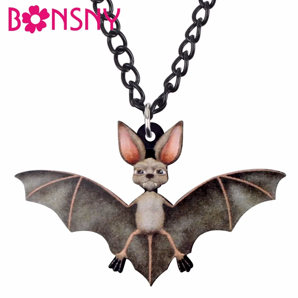 Bonsny Acrylic Halloween Anime Bat Pendant Chain Choker Cool Festival Jewelry Necklace For Women Teens Kids Gift Accessories
Bonsny Acrylic Halloween Anime Bat Pendant Chain Choker Cool Festival Jewelry Necklace For Women Teens Kids Gift Accessories