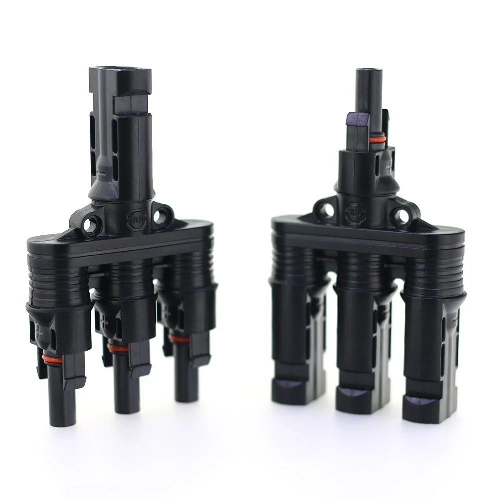 MAYLAR@ 1Pair x MC4 3T Connector Male and Female, MC4 3 Branch Solar Panel Connector Used For Solar Module Parallel Connection
MAYLAR@ 1Pair x MC4 3T Connector Male and Female, MC4 3 Branch Solar Panel Connector Used For Solar Module Parallel Connection
