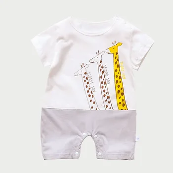 Baby Rompers Summer Style Baby Boy Girl Clothing giraffe Newborn Infant Short Sleeve Clothes Bebe De Roupa summer baby clothes
Baby Rompers Summer Style Baby Boy Girl Clothing giraffe Newborn Infant Short Sleeve Clothes Bebe De Roupa summer baby clothes