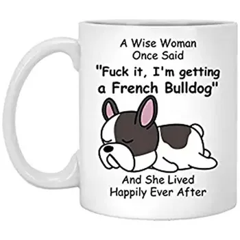 A Wise Woman Tea Cup Funny French Bulldog Dog Mom Gifts for Her Sarcastic Coffee Mugs for Women
A Wise Woman Tea Cup Funny French Bulldog Dog Mom Gifts for Her Sarcastic Coffee Mugs for Women