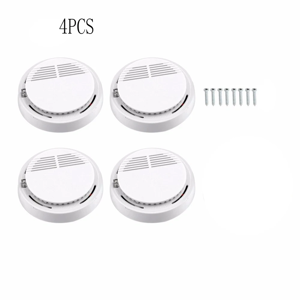 4pcs/Lot Smoke Detector Fire Detector Alarm Sensitive Photoelectric Independent Fire Smoke Sensor For Home Office Shop Hotel
4pcs/Lot Smoke Detector Fire Detector Alarm Sensitive Photoelectric Independent Fire Smoke Sensor For Home Office Shop Hotel