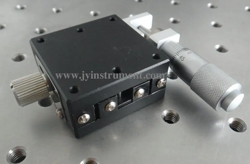 manual linear translation stage with ball screw and translating 25mm travel Beijing JY Instrument
manual linear translation stage with ball screw and translating 25mm travel Beijing JY Instrument