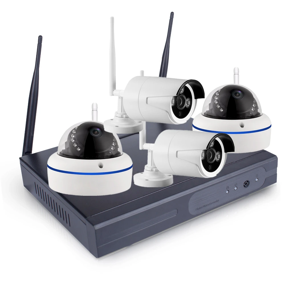 2MP Wireless Security Camera System 4CH NVR Kit 1080P HD Outdoor IP Camera Waterproof Wifi Surveillance CCTV Camera System
2MP Wireless Security Camera System 4CH NVR Kit 1080P HD Outdoor IP Camera Waterproof Wifi Surveillance CCTV Camera System