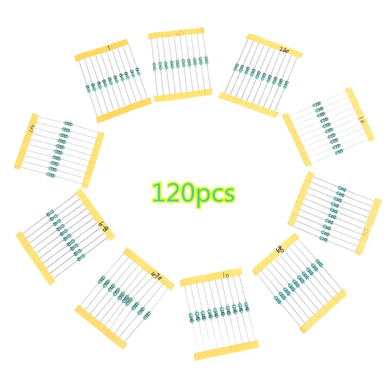120PCS/Set Ring inductance 0410 DIP 1/2W 2UH - 1MH Each 10 Inductors Assorted Set Kit 12 Kinds Color
120PCS/Set Ring inductance 0410 DIP 1/2W 2UH - 1MH Each 10 Inductors Assorted Set Kit 12 Kinds Color