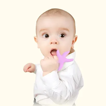 Food Grade Silicone Baby Teether BPA Free Dental Care Durable Silicone Toys Dental Care Baby Chewing Practice
Food Grade Silicone Baby Teether BPA Free Dental Care Durable Silicone Toys Dental Care Baby Chewing Practice