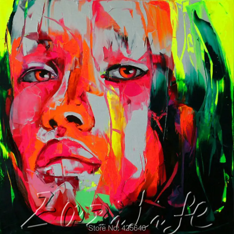 Palette knife portrait Face Oil painting christmas figure canva Hand painted Francoise Nielly wall Art picture218
Palette knife portrait Face Oil painting christmas figure canva Hand painted Francoise Nielly wall Art picture218