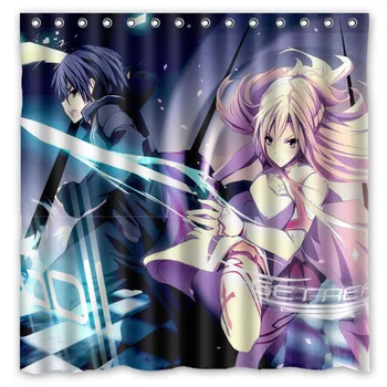 Sword Art Online Waterproof Shower Curtain Custom Polyester Bathroom Curtains Cortina Ducha With Hooks 71*71 inch
Sword Art Online Waterproof Shower Curtain Custom Polyester Bathroom Curtains Cortina Ducha With Hooks 71*71 inch