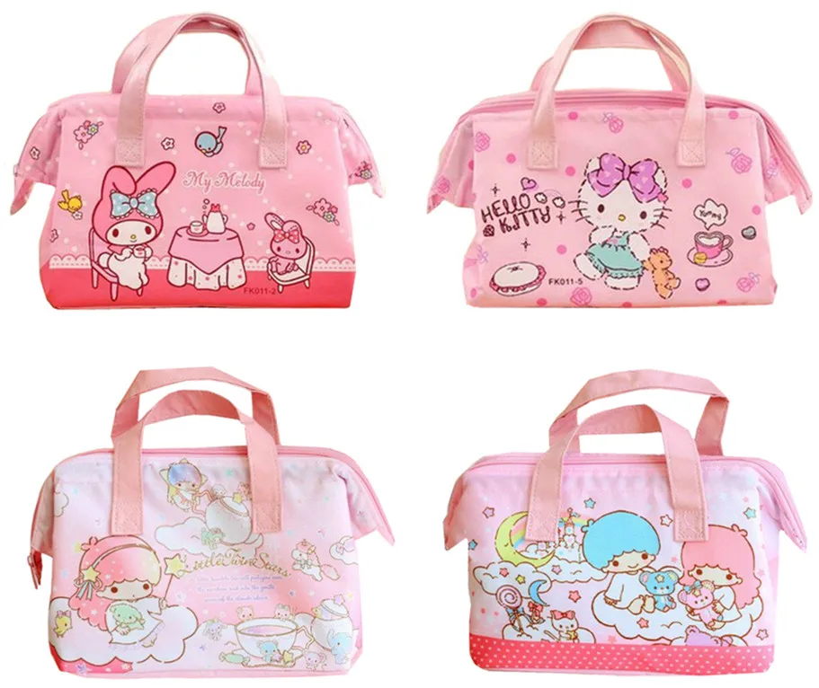 Cute Little Twin Stars My Melody Insulated Lunch Bags for Kids School Girls Women Thermal Cooler Bag Tote Picnic Food Bags
Cute Little Twin Stars My Melody Insulated Lunch Bags for Kids School Girls Women Thermal Cooler Bag Tote Picnic Food Bags