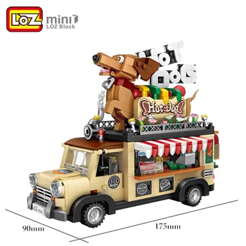 LOZ Mini Blocks Hot Dog Car Model Bricks Building Blocks Creator Plastic Assembly Toys for Children Educational Gifts DIY 1116
LOZ Mini Blocks Hot Dog Car Model Bricks Building Blocks Creator Plastic Assembly Toys for Children Educational Gifts DIY 1116