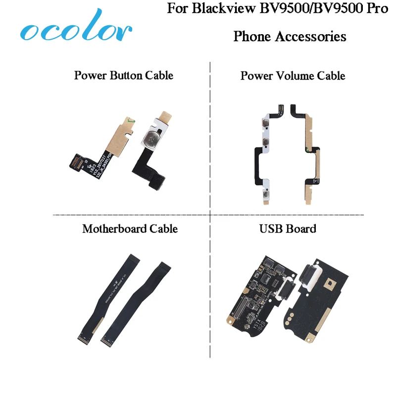 ocolor For Blackview BV9500 Motherboard Cable Power Button Cable For Blackview BV9500 Pro USB Charge Board Power Volume Cable
ocolor For Blackview BV9500 Motherboard Cable Power Button Cable For Blackview BV9500 Pro USB Charge Board Power Volume Cable