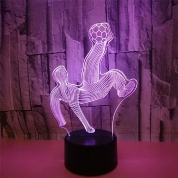 Creative Play Football 3D Stereo Vision Night Light Acrylic 7 Color USB Bedroom Home Decor Touch Lamp World Cup Fan's Gift
Creative Play Football 3D Stereo Vision Night Light Acrylic 7 Color USB Bedroom Home Decor Touch Lamp World Cup Fan's Gift