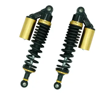 8MM SPRING 325MM 330MM AIR/NITROGEN MOTORCYCLE SHOCK ABSORBERS FOR Honda Yamaha Suzuki Kawasaki Dirt bikes ATV Black + gold
8MM SPRING 325MM 330MM AIR/NITROGEN MOTORCYCLE SHOCK ABSORBERS FOR Honda Yamaha Suzuki Kawasaki Dirt bikes ATV Black + gold