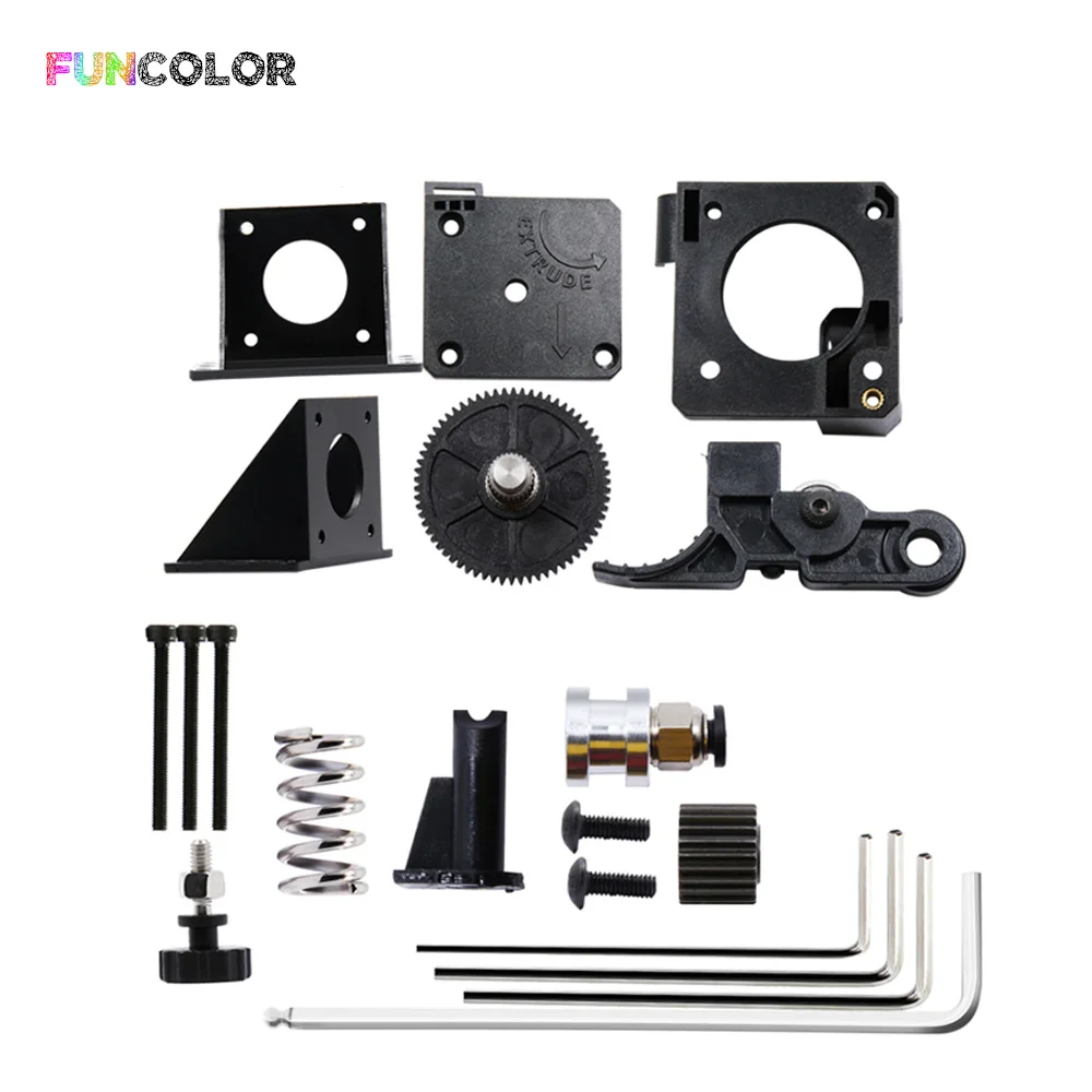 2019 Funcolor Titan Extruder Kit With Wrench For 3D Printer Support Direct Drive Bowden Mounting Bracket for 3D Printer Parts
2019 Funcolor Titan Extruder Kit With Wrench For 3D Printer Support Direct Drive Bowden Mounting Bracket for 3D Printer Parts