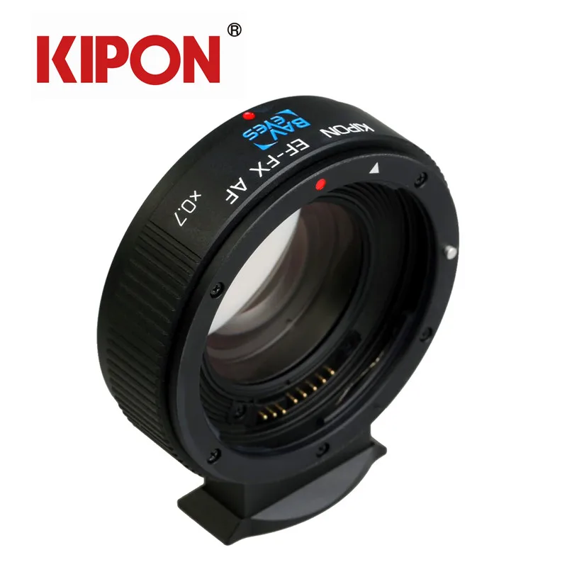 Новинка адаптер редуктор KIPON для объектива Fujifilm X AF EF автофокус 0 7x|Адаптеры