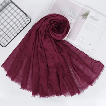 2019 Women Fashion Plain Solid Pliad Viscose Shawl Scarf High Quality Wrap Pashminas Stole Bufandas Muslim Hijab Snood 200*100Cm
2019 Women Fashion Plain Solid Pliad Viscose Shawl Scarf High Quality Wrap Pashminas Stole Bufandas Muslim Hijab Snood 200*100Cm