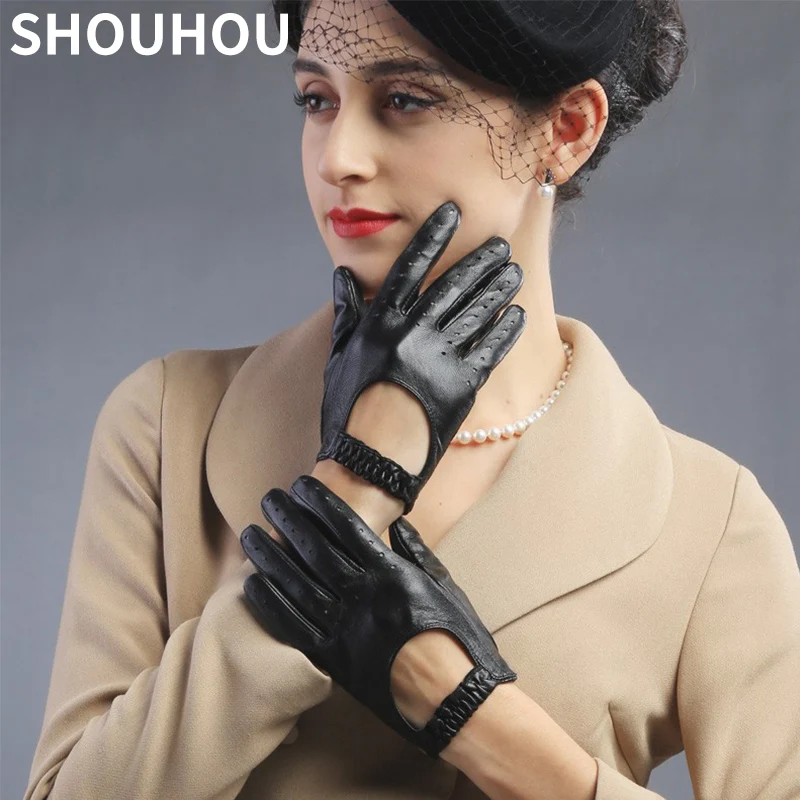SHOUHOU 2017 women leather gloves genuine leather gloves mittens spring autumn women driving gloves fashion touch screen gloves
SHOUHOU 2017 women leather gloves genuine leather gloves mittens spring autumn women driving gloves fashion touch screen gloves