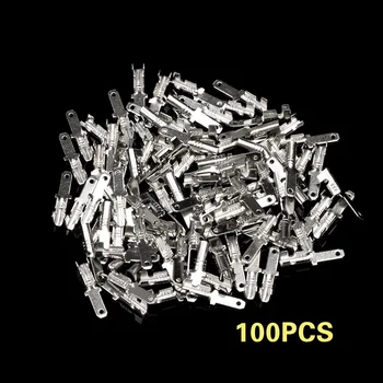 100Pcs 2.8mm 4.8mm 6.3mm Electrical Wire Male Uninsulated Spade Crimping Terminal Wire Connector Kit
100Pcs 2.8mm 4.8mm 6.3mm Electrical Wire Male Uninsulated Spade Crimping Terminal Wire Connector Kit