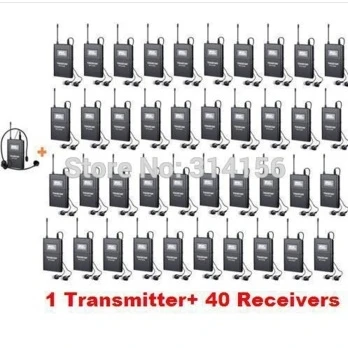 Takstar WTG-500/WTG 500 Wireless Tour Guide System UHF 6 selectable channels 100m operating range 1Transmitter+40 Receivers
Takstar WTG-500/WTG 500 Wireless Tour Guide System UHF 6 selectable channels 100m operating range 1Transmitter+40 Receivers