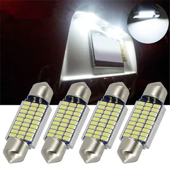 4pcs Canbus C5W / 31/36/39 / 41mm 3014 27/18 Led Error Free Interior Light Reading Bulbs Auto White Plate Lamp 12V
4pcs Canbus C5W / 31/36/39 / 41mm 3014 27/18 Led Error Free Interior Light Reading Bulbs Auto White Plate Lamp 12V