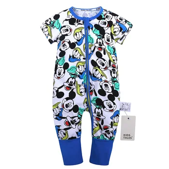 Baby Jumpsuit Summer Baby Boys Girls Clothes Short Sleeve Romper Cotton New Born Toddler Cartoon Mickey Minnie Zipper Rompers
Baby Jumpsuit Summer Baby Boys Girls Clothes Short Sleeve Romper Cotton New Born Toddler Cartoon Mickey Minnie Zipper Rompers