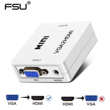 High Quality VGA to HDMI Output 1080P Cable Converter Adapter for HD Audio TV AV HDTV PC
High Quality VGA to HDMI Output 1080P Cable Converter Adapter for HD Audio TV AV HDTV PC