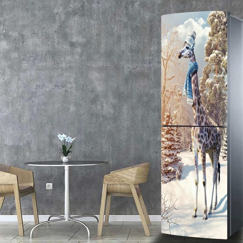 New Creative Giraffe Animal Pattern Fridge Sticker PVC Refrigerator Door Kitchen Self-adhesive Wall Stickers Decor
New Creative Giraffe Animal Pattern Fridge Sticker PVC Refrigerator Door Kitchen Self-adhesive Wall Stickers Decor