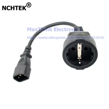 NCHTEK IEC 320 C14 to CEE 7/7 European Female schuko Socket Adapter Cable , UPS/PDU Power Lead/Free shipping/5PCS
NCHTEK IEC 320 C14 to CEE 7/7 European Female schuko Socket Adapter Cable , UPS/PDU Power Lead/Free shipping/5PCS