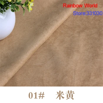 01# light brown thin suede fabric for DIY Sofa pillow bag colthes overcoat hat shoe material(1 meter)
01# light brown thin suede fabric for DIY Sofa pillow bag colthes overcoat hat shoe material(1 meter)