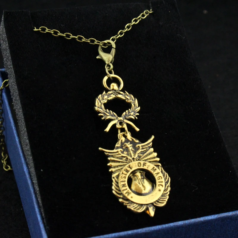 Ministry Of Magic Necklace Gothic Style Vintage Bronze Steampunk Metal Pendant For Women And Men's Fashion Jewelry Accessories
Ministry Of Magic Necklace Gothic Style Vintage Bronze Steampunk Metal Pendant For Women And Men's Fashion Jewelry Accessories