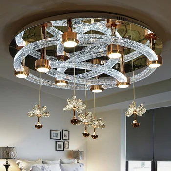 DOXA Modern LED Ceiling Light Fixtures Crystal Ceiling Lamp Kitchen Bedroom Tricolor Dimmable Lamparas De Techo Home Lighting
DOXA Modern LED Ceiling Light Fixtures Crystal Ceiling Lamp Kitchen Bedroom Tricolor Dimmable Lamparas De Techo Home Lighting