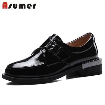 ASUMER SIZE 34-40 2020 NEW fashion genuine leather pumps women square med heels round toe buckle summer shoes casual dress shoes
ASUMER SIZE 34-40 2020 NEW fashion genuine leather pumps women square med heels round toe buckle summer shoes casual dress shoes