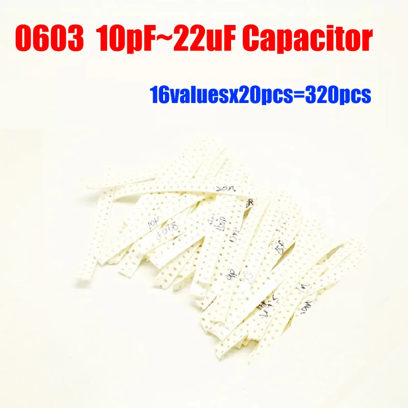 0603 0805 SMD набор образцов конденсаторов 16 ценностей X 20 шт. = 320 шт. 10 пФ ~ 22 мкФ набор конденсаторов в ассортименте
0603 0805 SMD набор образцов конденсаторов 16 ценностей X 20 шт. = 320 шт. 10 пФ ~ 22 мкФ набор конденсаторов в ассортименте