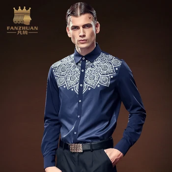FANZHUAN Featured Brands Men Trendy Shirts Long Sleeve Slim Fit Pattern Floral Print Shirts Fall Casual Shirts Asian Size M-5XL
FANZHUAN Featured Brands Men Trendy Shirts Long Sleeve Slim Fit Pattern Floral Print Shirts Fall Casual Shirts Asian Size M-5XL