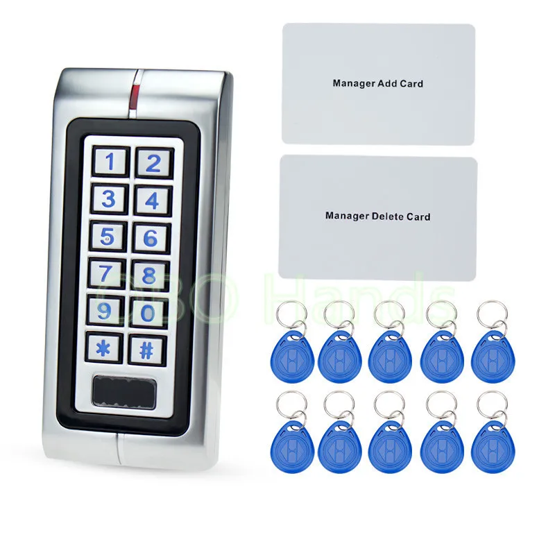IP65 Metal Waterproof Access Controller 125KHz RFID Card Reader Keypad With 10 Keys For Door Access Control System
IP65 Metal Waterproof Access Controller 125KHz RFID Card Reader Keypad With 10 Keys For Door Access Control System