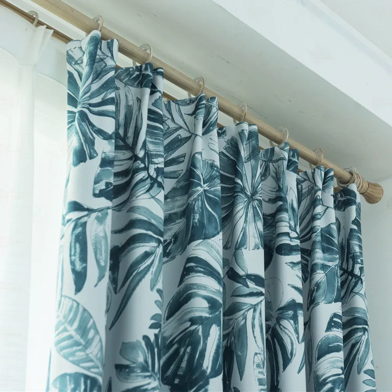 Modern Simple Wind Curtains for Bedroom Leaves Curtains for Living Room Printing Roller Blind
Modern Simple Wind Curtains for Bedroom Leaves Curtains for Living Room Printing Roller Blind