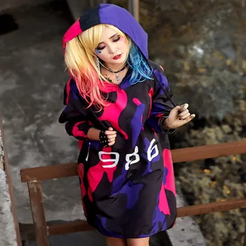 New Autumn Winter Trench Coat for Women Large Size Loose Hooded Long Coat Woman 1986 Printed Camouflage Irregular Coats
New Autumn Winter Trench Coat for Women Large Size Loose Hooded Long Coat Woman 1986 Printed Camouflage Irregular Coats