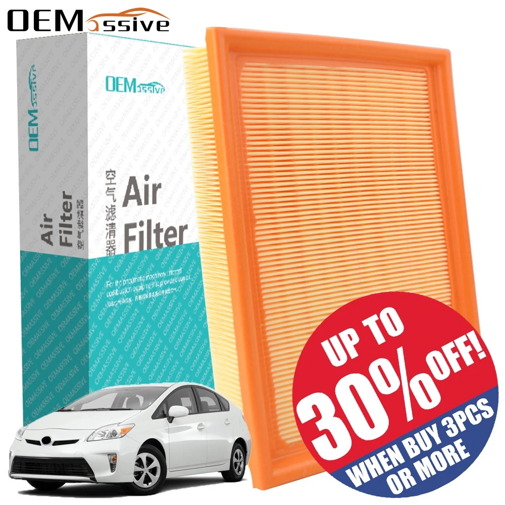 For Toyota Prius V Plus Alpha 2012 - 2017 Car Engine Air Filter Kit 17801-0T050 2013 2014 2015 2016 17801-37020 17801-37021 1.8L
For Toyota Prius V Plus Alpha 2012 - 2017 Car Engine Air Filter Kit 17801-0T050 2013 2014 2015 2016 17801-37020 17801-37021 1.8L