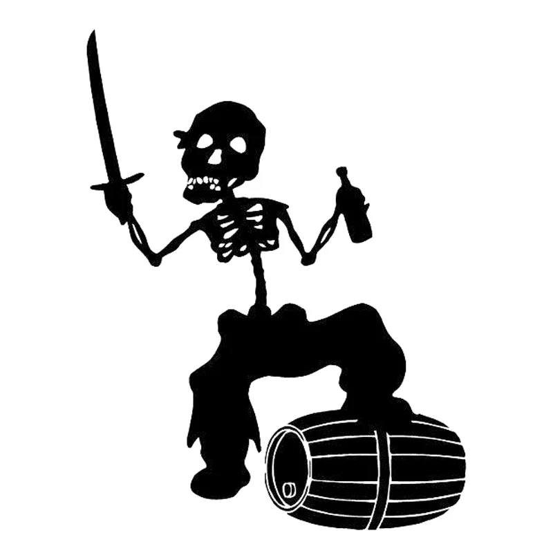 11.8cm*15.7cm Pirate Skeleton Decor Car Sticker Car Accessories Decal Black/Silver S3-5803
11.8cm*15.7cm Pirate Skeleton Decor Car Sticker Car Accessories Decal Black/Silver S3-5803