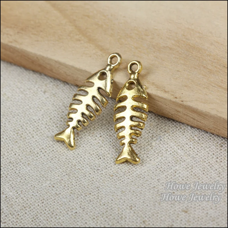 150pcs vintage fish sea bone Charms Antique gold Pendant European Style jewelry findings R008
150pcs vintage fish sea bone Charms Antique gold Pendant European Style jewelry findings R008