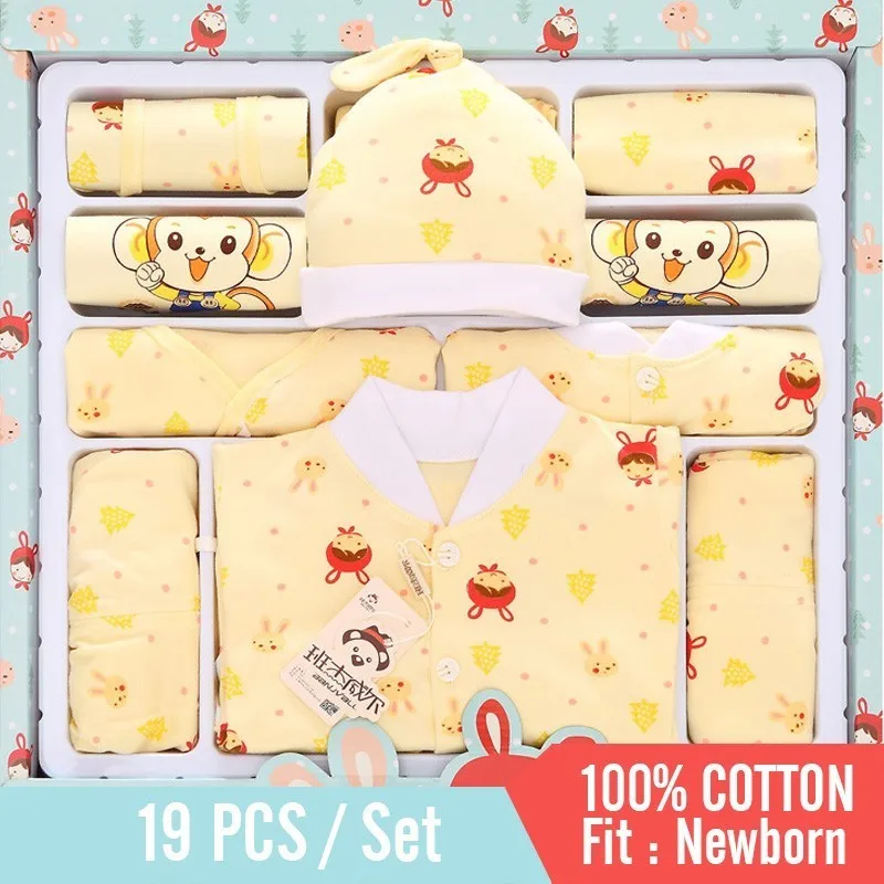 19 Pieces Baby Clothes Boy Little Little monkey Newborn Clothes Newborn Baby Girl Clothes Set Cotton Newborn Outfit Clothing
19 Pieces Baby Clothes Boy Little Little monkey Newborn Clothes Newborn Baby Girl Clothes Set Cotton Newborn Outfit Clothing