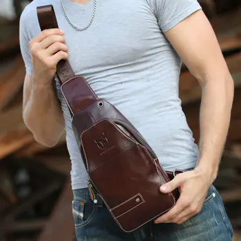 2019 Fashion 100% Genuine Buisness Casual Cowhi Leather Chest Bag Crossbody Bag Brand Designer Male Shoulder Bag
2019 Fashion 100% Genuine Buisness Casual Cowhi Leather Chest Bag Crossbody Bag Brand Designer Male Shoulder Bag