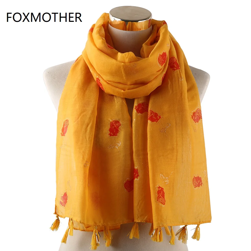 FOXMOTHER New Shiny Shimmer Glitter Muslim Rose Floral Scarfs Islam Hijab Shawl Wraps White Yellow Scarves 2019 Fashion
FOXMOTHER New Shiny Shimmer Glitter Muslim Rose Floral Scarfs Islam Hijab Shawl Wraps White Yellow Scarves 2019 Fashion