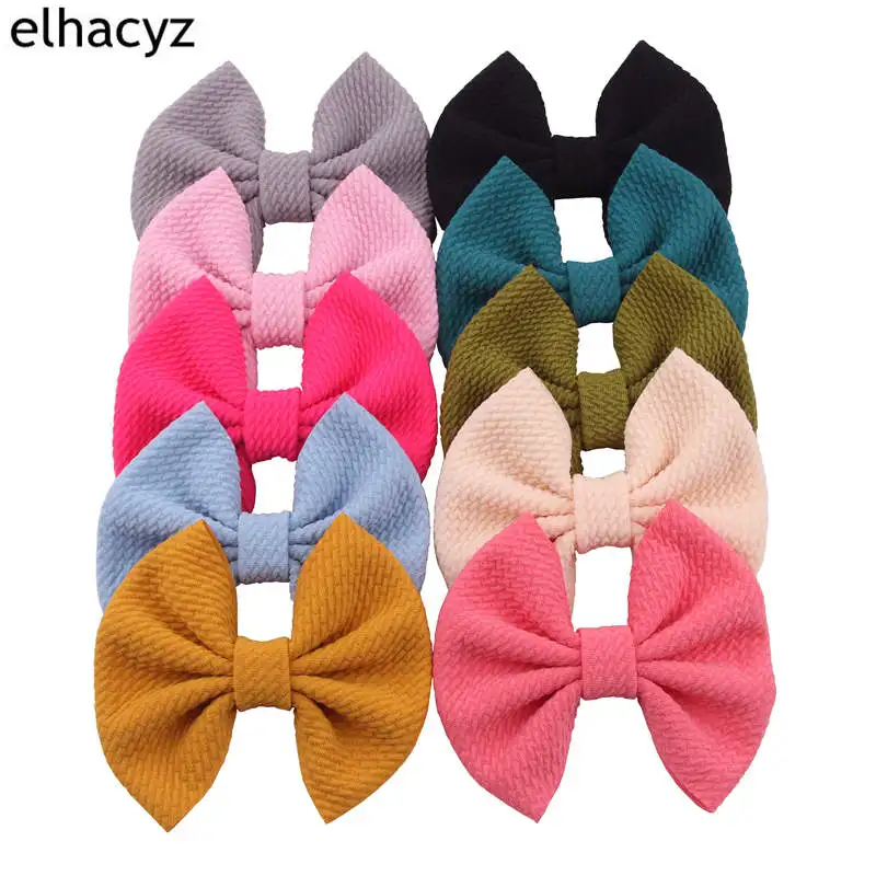 10pcs/lot 4" New Arrival Tied Solid Waffle Hair Bow Withclip Or Without Clip For Girls Spring Photo Pro Hair Accessories
10pcs/lot 4" New Arrival Tied Solid Waffle Hair Bow Withclip Or Without Clip For Girls Spring Photo Pro Hair Accessories
