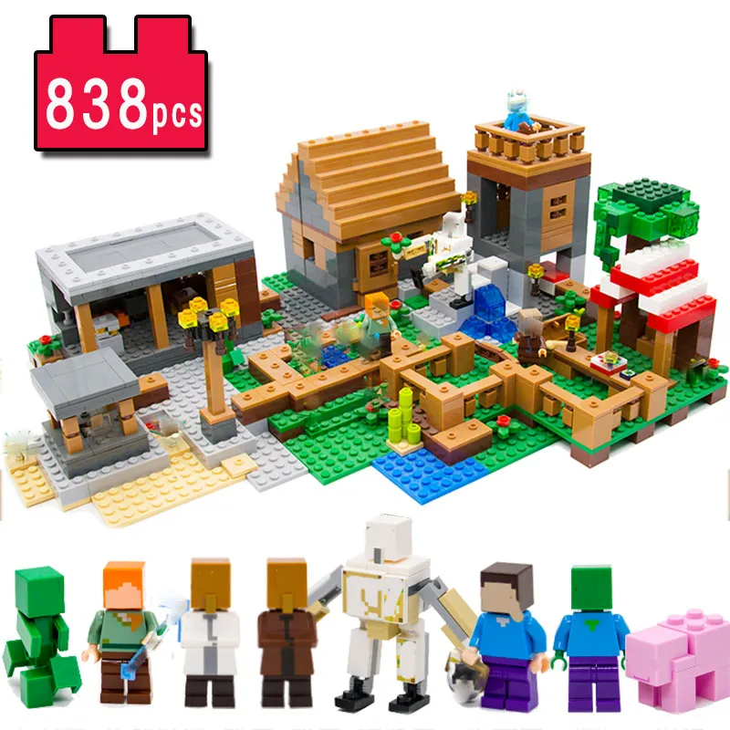 838pcs Building Blocks Bricks compatible Minecrafted The Spiritual village My world Figure Kids Toys For Children Gift
838pcs Building Blocks Bricks compatible Minecrafted The Spiritual village My world Figure Kids Toys For Children Gift