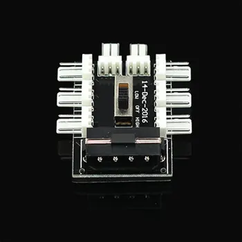 Computer 3pin Hub 8-channel Chassis Fans Speed Big 4 PIN interface Control PWM Temperature Control Fan HUB Controller Connectors
Computer 3pin Hub 8-channel Chassis Fans Speed Big 4 PIN interface Control PWM Temperature Control Fan HUB Controller Connectors