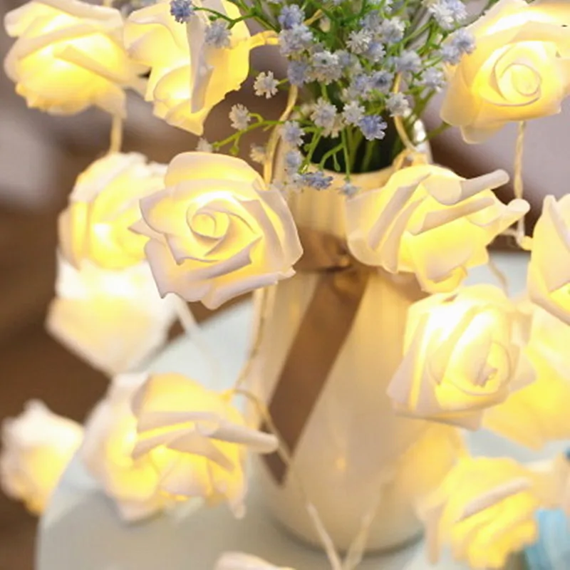 Artificial Decorations 1M 10 Heads Eternal Rose Flower LED Light String Wreath Decorative for Wedding Dried Flowers Fake Flowers
Artificial Decorations 1M 10 Heads Eternal Rose Flower LED Light String Wreath Decorative for Wedding Dried Flowers Fake Flowers