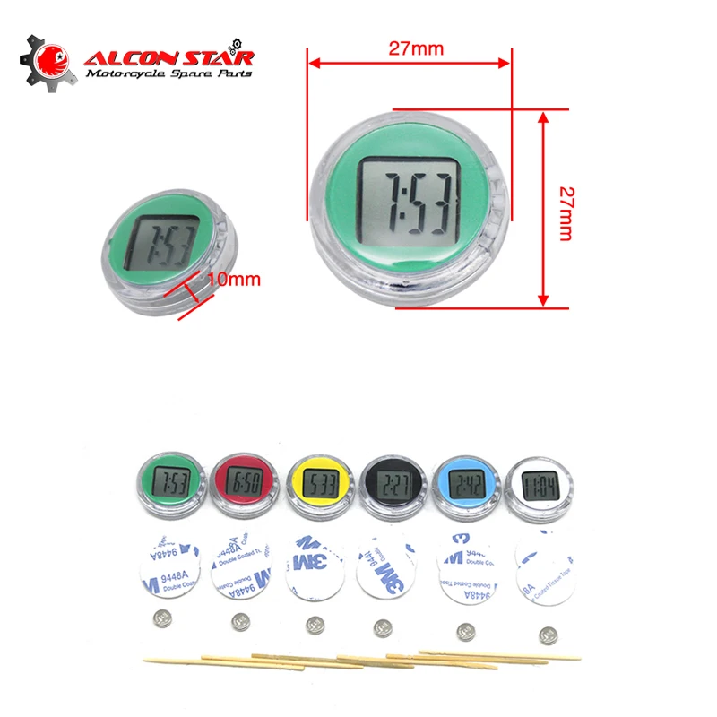 Aclonstar- 6 Color Motorcycle Clocks Watch Stick-On Motorbike Mount Waterproof Watch Moto Digital Clock Car Suit ATV All Moto
Aclonstar- 6 Color Motorcycle Clocks Watch Stick-On Motorbike Mount Waterproof Watch Moto Digital Clock Car Suit ATV All Moto