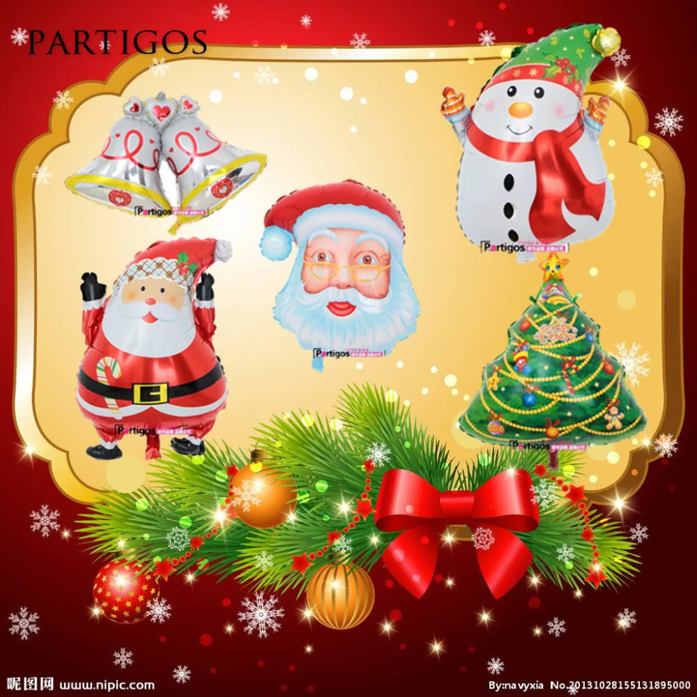 1pc Merry Christmas Foil Balloons Santa Claus Snow Man Bell Christmas Tree Balons Happy New year Decor Helium Inflatable Globos
1pc Merry Christmas Foil Balloons Santa Claus Snow Man Bell Christmas Tree Balons Happy New year Decor Helium Inflatable Globos